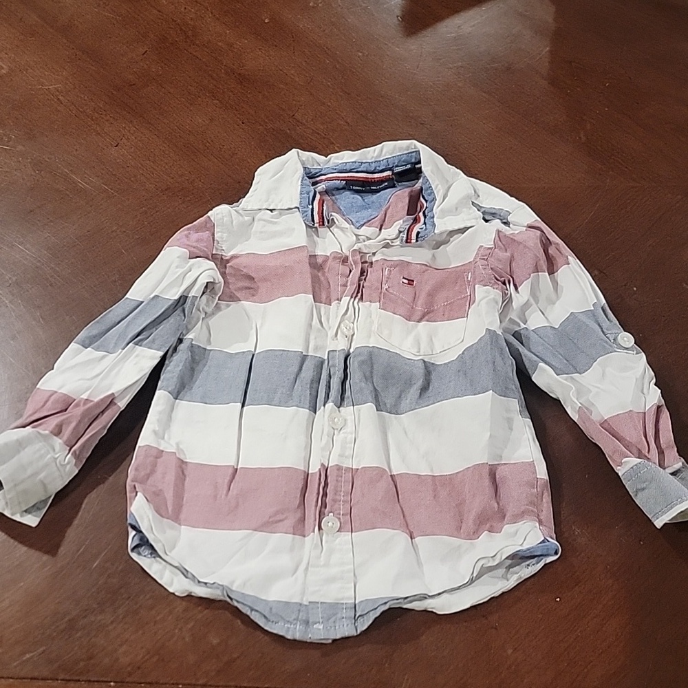 (J7) Tommy Hillifiger, long sleeve shirt, size 2T